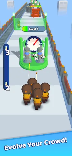 Gameplay screenshot 2 from Timeline Up - Racing game