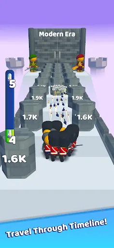 Gameplay screenshot 3 from Timeline Up - Racing game